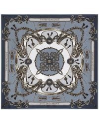 Dolce & Gabbana - Cargo-Print Silk Twill Scarf 70X70 - Lyst