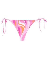 Mc2 Saint Barth - Bas de bikini à imprimé abstrait - Lyst