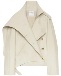 Courreges - Kurzer Oblique Trenchcoat - Lyst