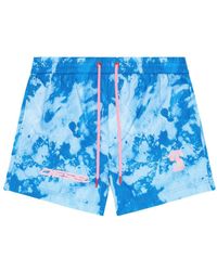 DIESEL - Bmbx-ken-37-zip Printed Swim Shorts - Lyst