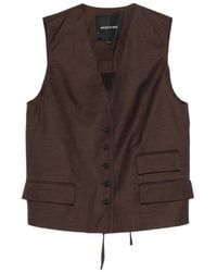 Herskind - Samos Button-Up Waistcoat - Lyst