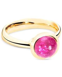 Tamara Comolli - 18Kt Geelgouden Bouton Ring Met Toermalijn - Lyst