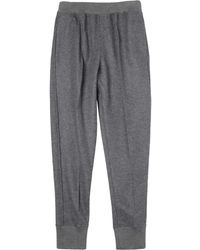 Jil Sander - Wollen Broek Met Geribbelde Manchetten - Lyst