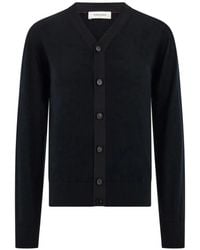 Ferragamo - V-Neck Button-Up Cardigan - Lyst