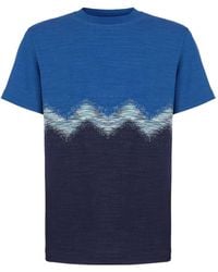 Missoni - Camiseta con estampado en zigzag - Lyst