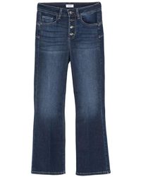 Liu Jo - Princess Cropped Flared Jeans - Lyst