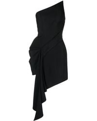 Mugler - Asymmetrische Mini-Jurk - Lyst