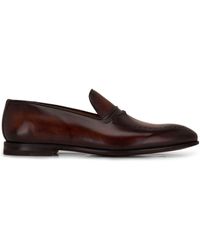 Bontoni - Perforated Leather Loafers - Lyst