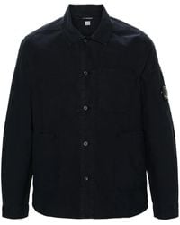 C.P. Company - Lens-Detail Cotton Overshirt - Lyst