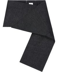 Courreges - Asymmetrical-Panel Denim Mini Skirt - Lyst