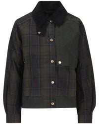 Barbour - Truro Tartan-Print Corduroy-Collar Jacket - Lyst
