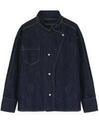 Margaux Lonnberg - Asymmetric Denim Jacket - Lyst