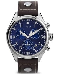 Timex - X Pan Am 42Mm Chronograph Watch - Lyst
