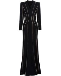 Jenny Packham - Abito Da Sera Lungo Victoire Con Strass - Lyst