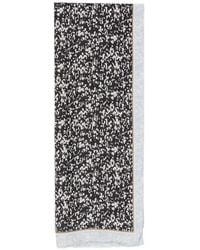 Marc O' Polo - Floral-Print Fringed Scarf - Lyst