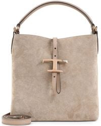 Tod's - Shopper Aus Wildleder - Lyst
