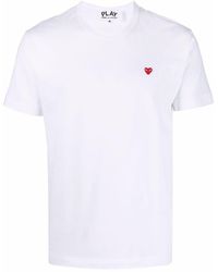 COMME DES GARÇONS PLAY - T108 Classic Red Heart T-shirt - Lyst