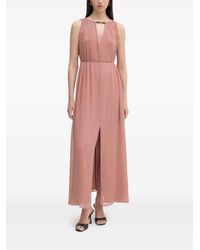 Patrizia Pepe - Bead-Embellished Pleated Dress - Lyst