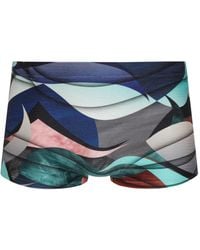 Lygia & Nanny - Tijuca Badeshorts Mit Abstraktem Print - Lyst