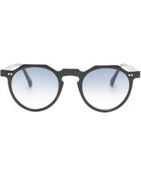 Lesca - Bloc Geometric-Frame Sunglasses - Lyst