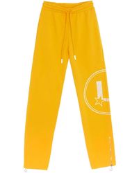Lourdes - Rhinestone Zip Track Pants - Lyst