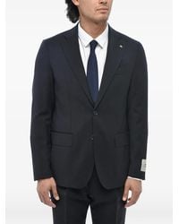 Corneliani - Herringbone-Pattern Virgin Wool Suit - Lyst