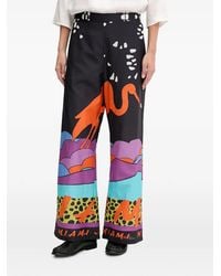 Sportalm - Pantalon Ample À Imprimé Graphique - Lyst