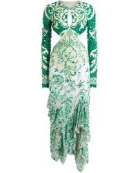 Etro - Vestido con aplique de lentejuelas - Lyst