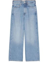 Marc O' Polo - Logo-Patch Cropped Jeans - Lyst