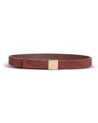 Alberta Ferretti - Square-Buckle Belt - Lyst