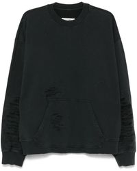 MM6 by Maison Margiela - Ripped Sweatshirt - Lyst