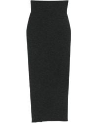 Alberta Ferretti - High-Waisted Virgin Wool Maxi Skirt - Lyst