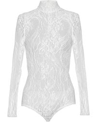 Balmain - レース ボディスーツ - Lyst