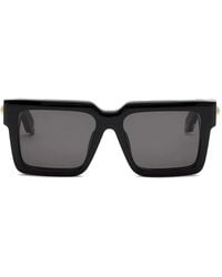 Roberto Cavalli - Snake-Detail Square-Frame Sunglasses - Lyst