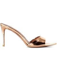 Castagna - Alixia Metallic-Effect Sandals - Lyst