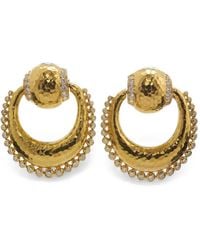 David Webb - Downtown Diamond Earrings - Lyst