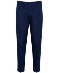 Re-hash - Pantaloni Plissé Con Risvolto - Lyst