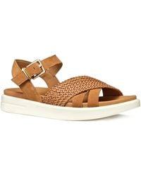 Geox - Sandalen mit gewebtem Riemen - Lyst