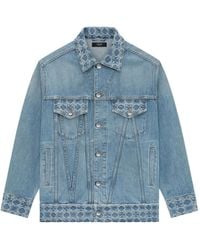 Amiri - Ma Quad Jacquard Denim Jacket - Lyst