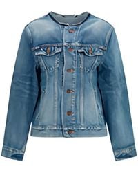 Balenciaga - Hourglass Denim Jacket - Lyst