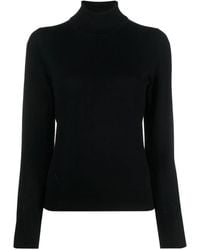 BOSS - Roll-Neck Virgin Wool Jumper - Lyst