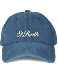 MC2 Saint Barth - Cappello Da Baseball Denim Con Applicazione - Lyst