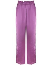 Olympiah - Elasticated Wide-Leg Trousers - Lyst