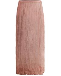 12 STOREEZ - Maxi-Rok Met Gekreukt Effect - Lyst