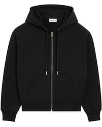 Ami Paris - Ami De Coeur Zip-Up Cotton Hoodie - Lyst