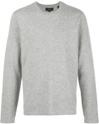Vince - Long-Sleeve Fitted Sweater - Lyst