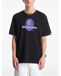 A Bathing Ape - Handprint Ape Head T-Shirt - Lyst