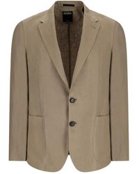 ZEGNA - リネン シングルジャケット - Lyst