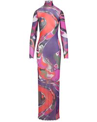 PUCCI - Printed Maxi Dress - Lyst