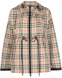Burberry - Hoodie mit Check - Lyst